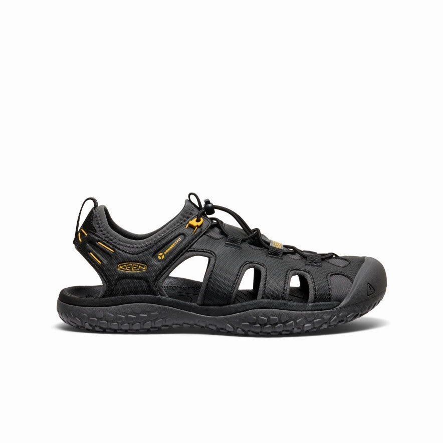 Light Motion Men's SOLR Sandal  |  Black/Gold
