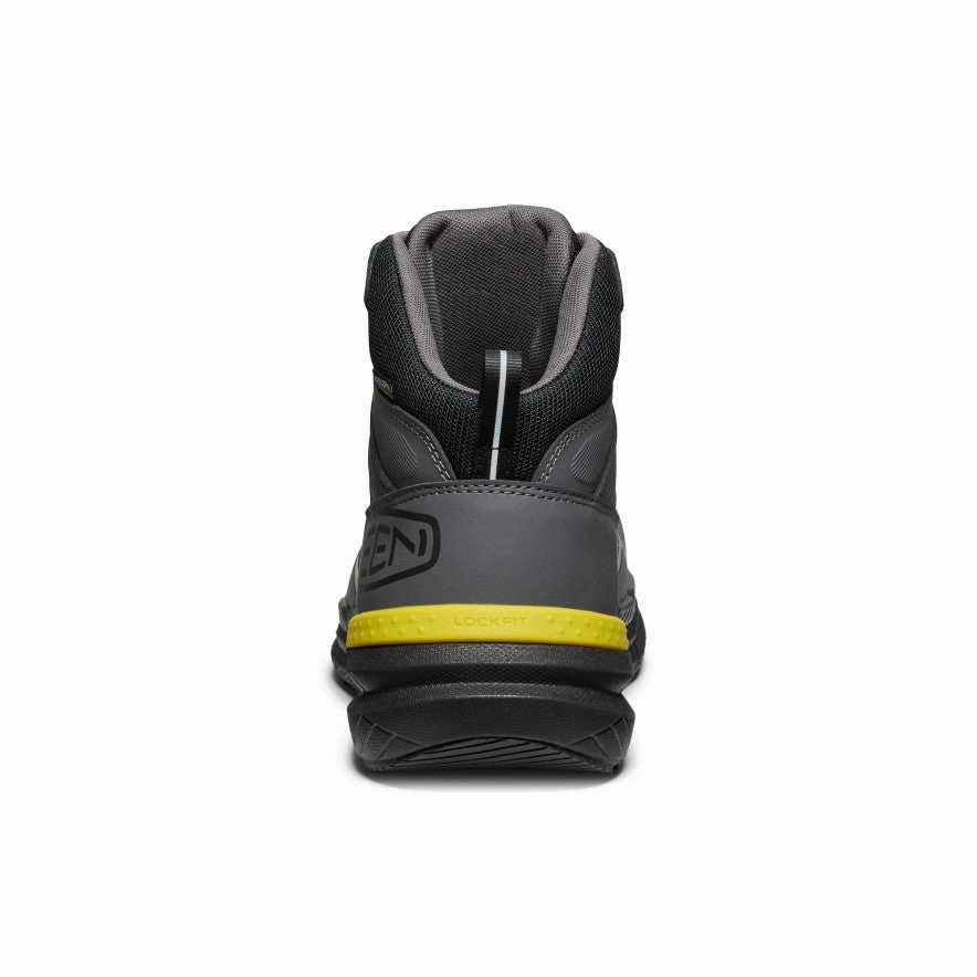 Insulated Hiking Trails sweat-wicking Men's Synchro Waterproof Work Boot (Carbon Toe)  |  Magnet/Black