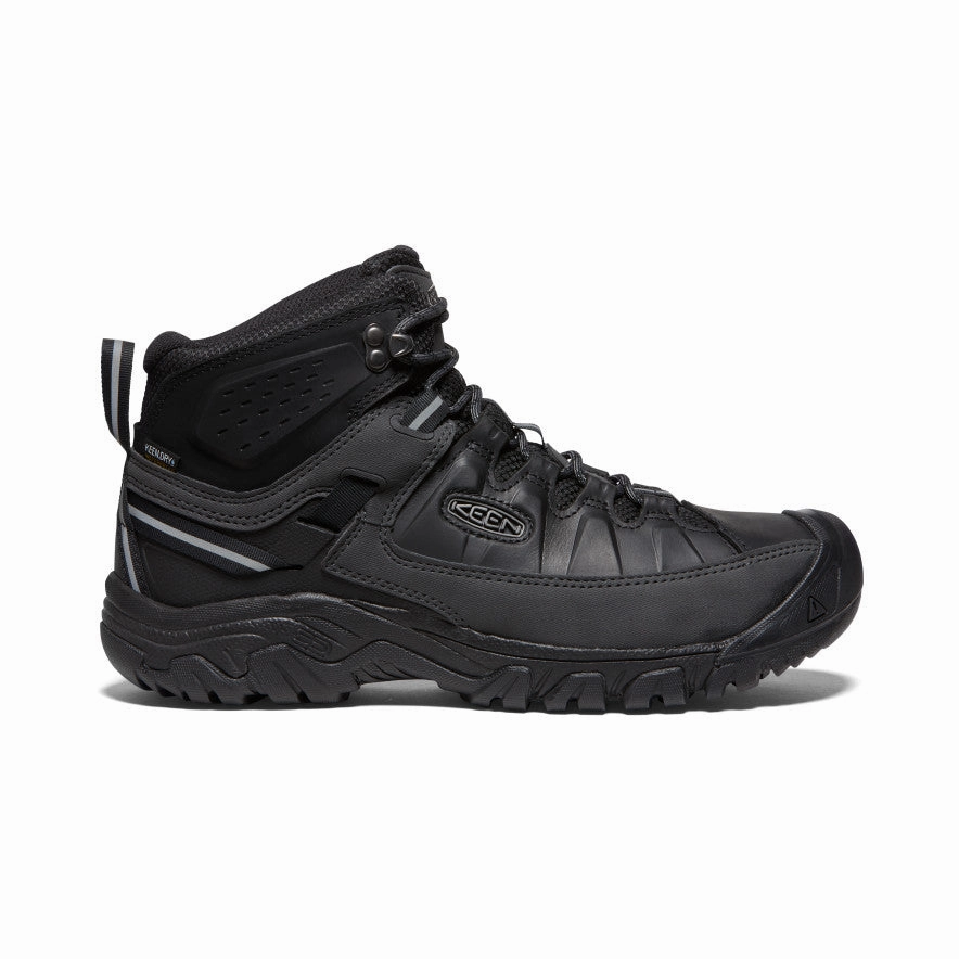 Eco Material Trail Runner Men's Targhee III Waterproof Mid  |  Triple Black