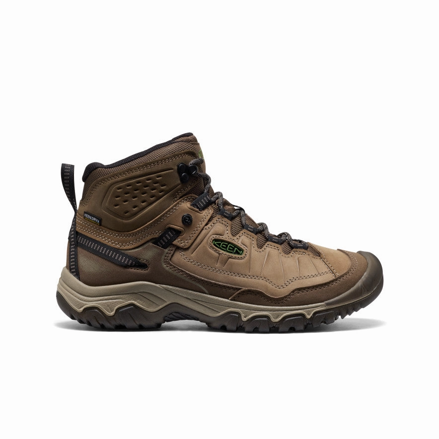 Built Tough Comfortable Wear Men's Targhee IV Waterproof Hiking Boot  |  Brindle/Canteen