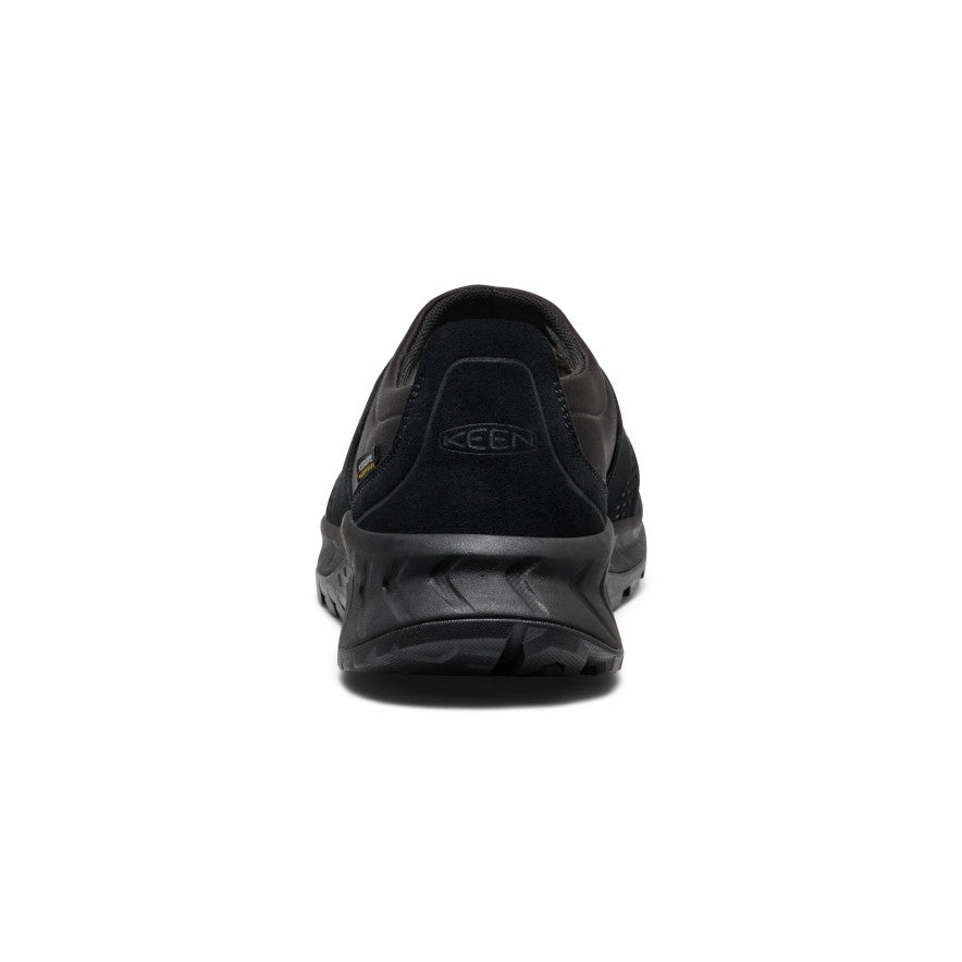 Men's TTS Moc Waterproof Sneaker  |  Black/Black Quick Fit