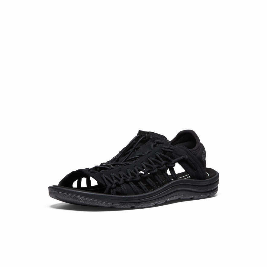Men's UNEEK II Open Toe  |  Black/Black Effortless Comfort Non Marking Tread