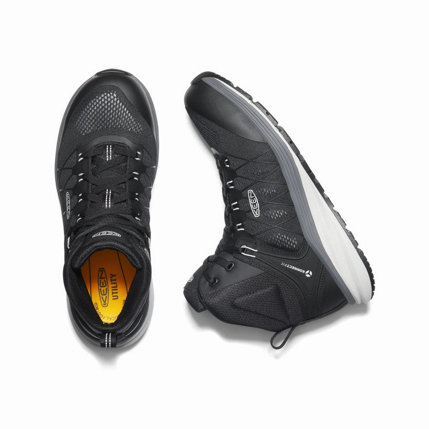 Men's Vista Energy Mid (Carbon Toe)  |  Vapor/Black Slip-On Style Energy Return Core