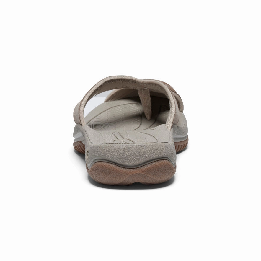 Men's Waimea Leather Flip-Flop  |  Brindle/Birch Effortless Style Quick Walking Comfort