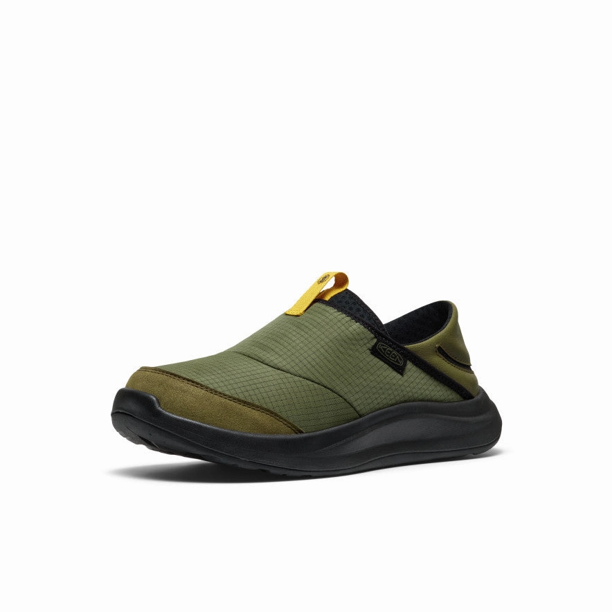 Men's Whyser Slip-On  |  Bronze Green/Black Everyday Essential