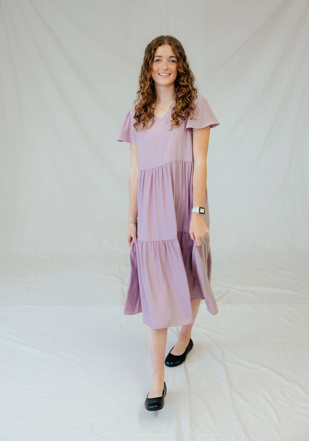 Josie Dress Light Bow Wardrobe-Staple