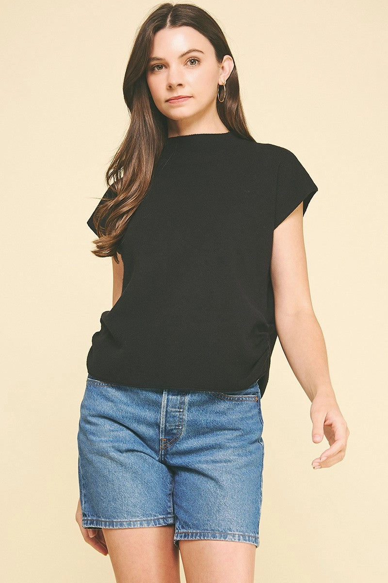 CompressionFit Black Sweater Vest