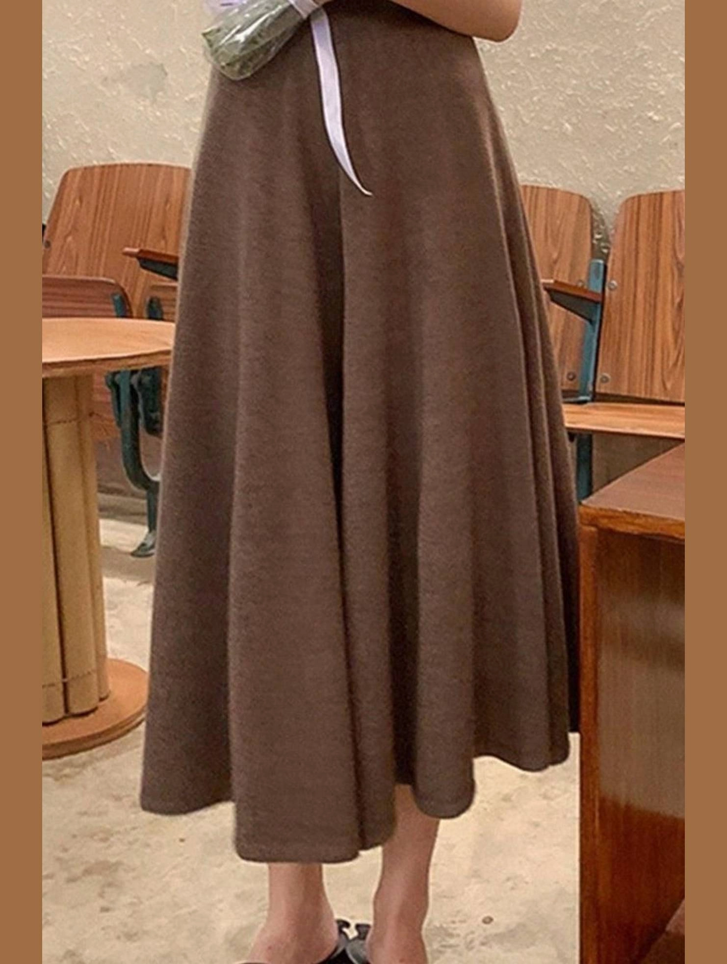 UV protection coating Comfort Cushioning MIDI LENGTH HIGH WAIST CASUAL SKIRT