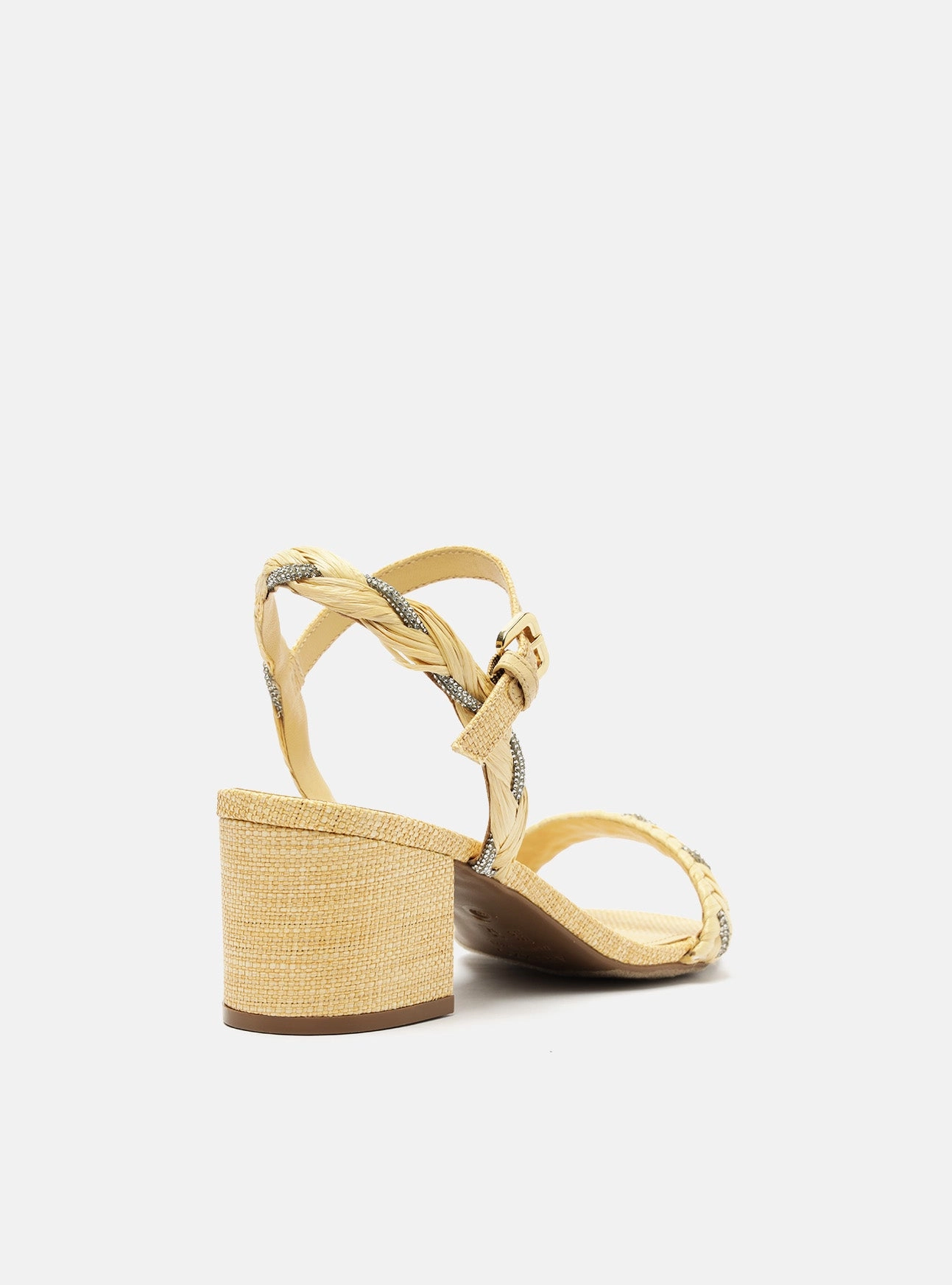 Mila  Block Sandal Red Bold skin friendly