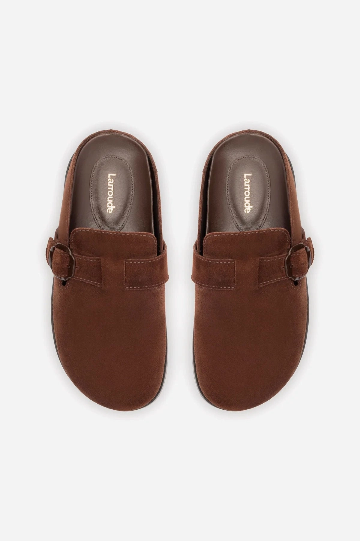 Free Soul Milan Clog In Brown Suede