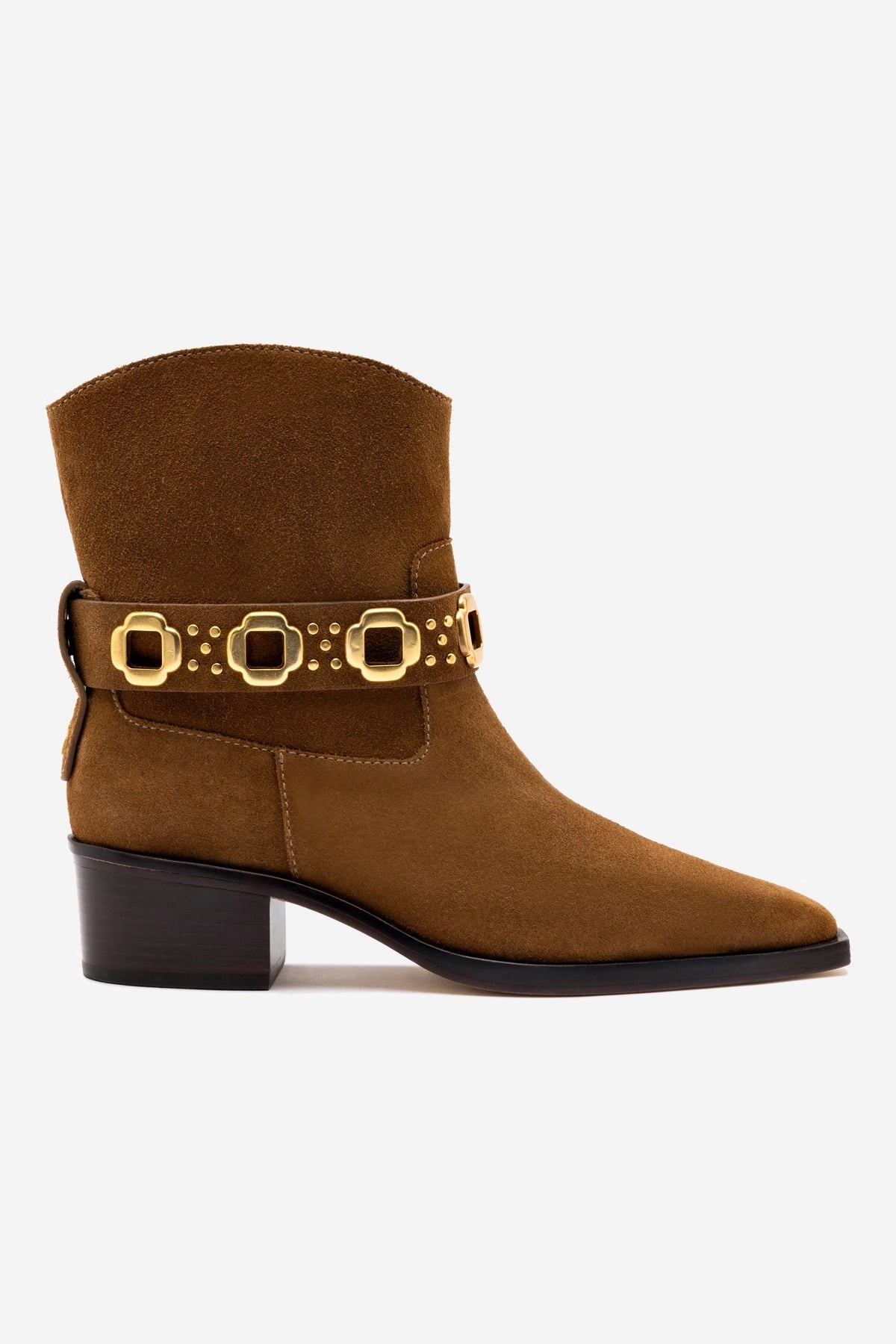Milan Rodeo Bootie In Russet Suede senior care Cross Road