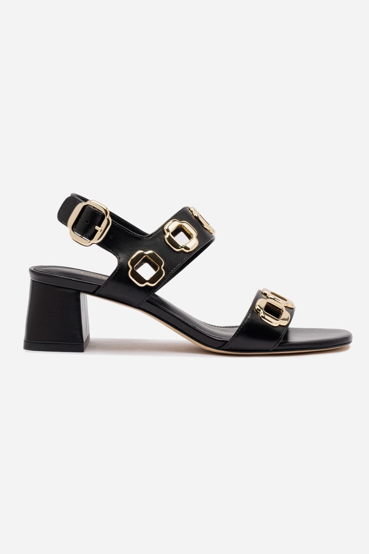 Milan Sandal In Black Leather Old School