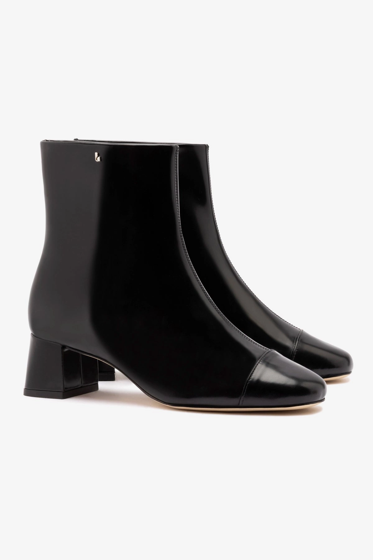 Arch Fit Mini Edie Boot In Black Box Leather