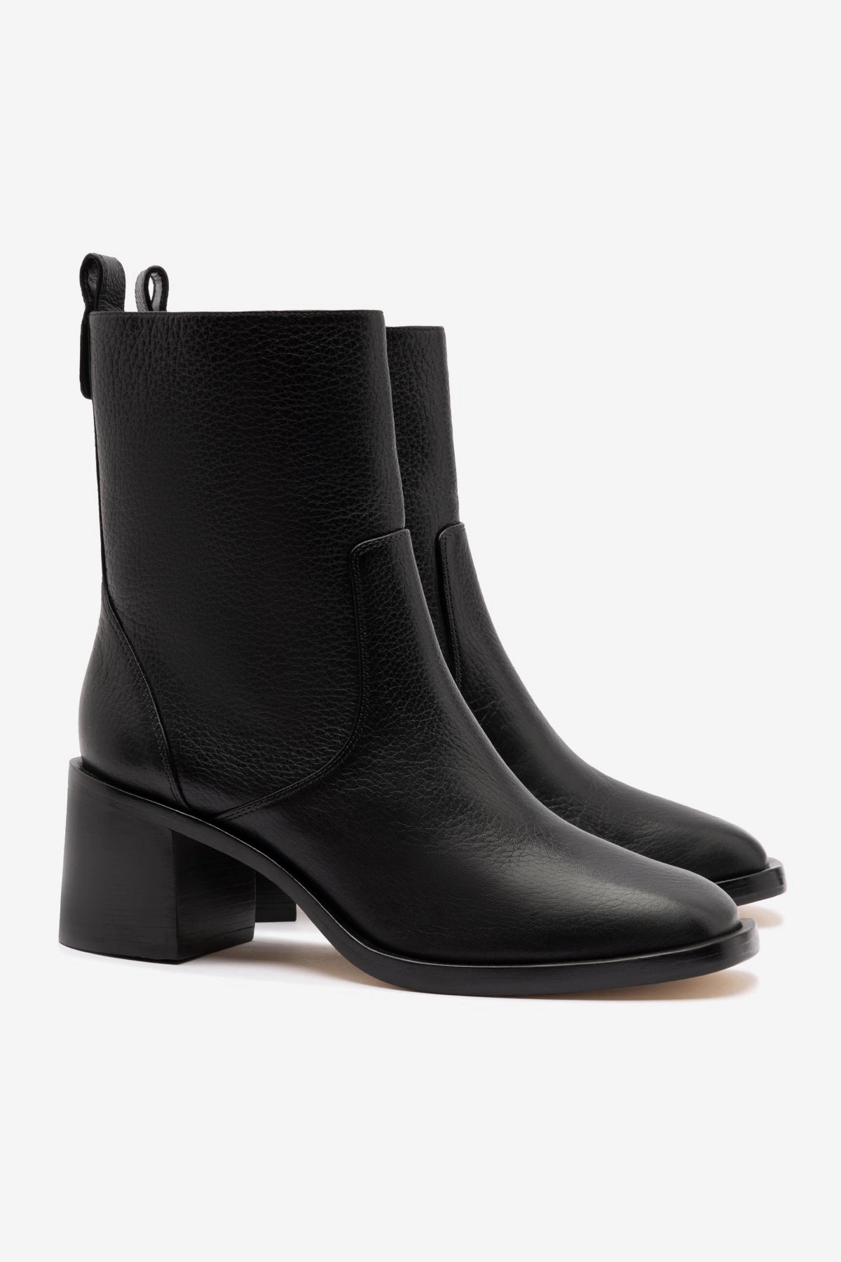 Mini Ricky Boot In Black Leather Island Step