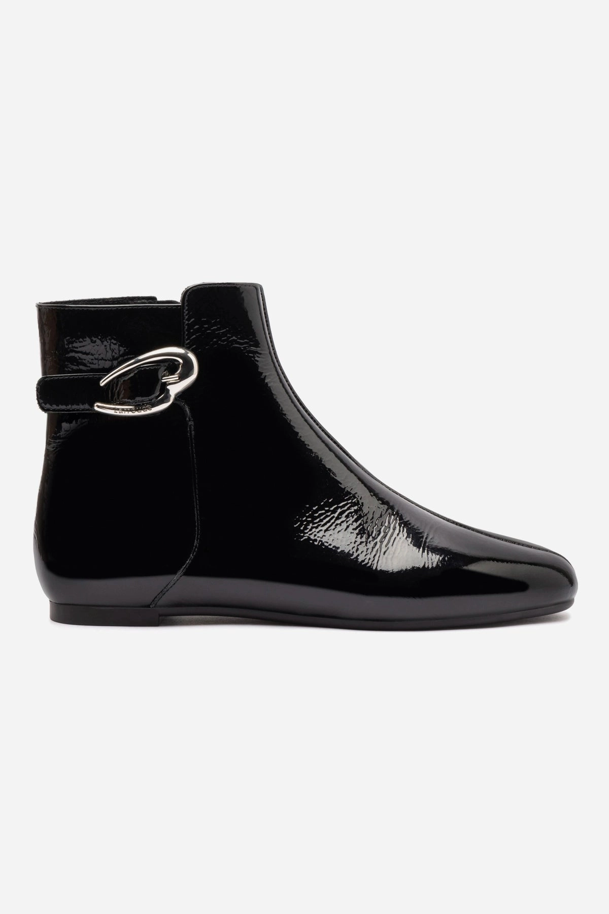 Breathable Road Trip Sail Vibe Mini Verona Boot In Black Patent Leather