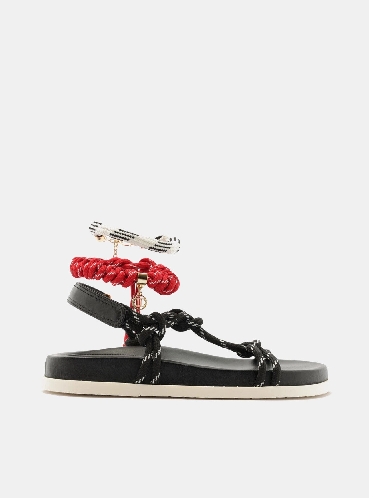 Chic Vacation Sandals Miranda Flatform Leather  Sandal