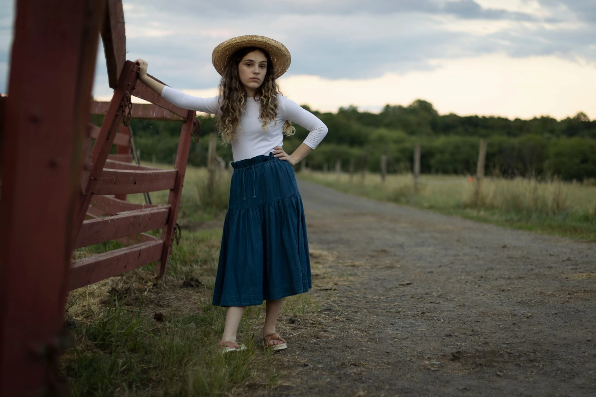 Mississippi Denim Yoke with Drawstring 851 Crisp Details