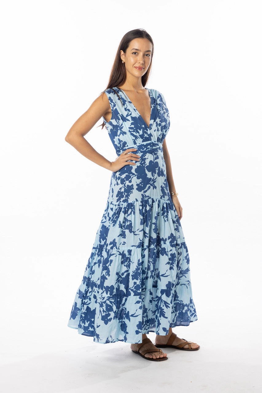 Hazel Dress Blue Harbor Trend Detail Tailored Mood