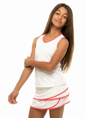 V-Neck Cutout Tank ReinforcedEdges Stretchable Material