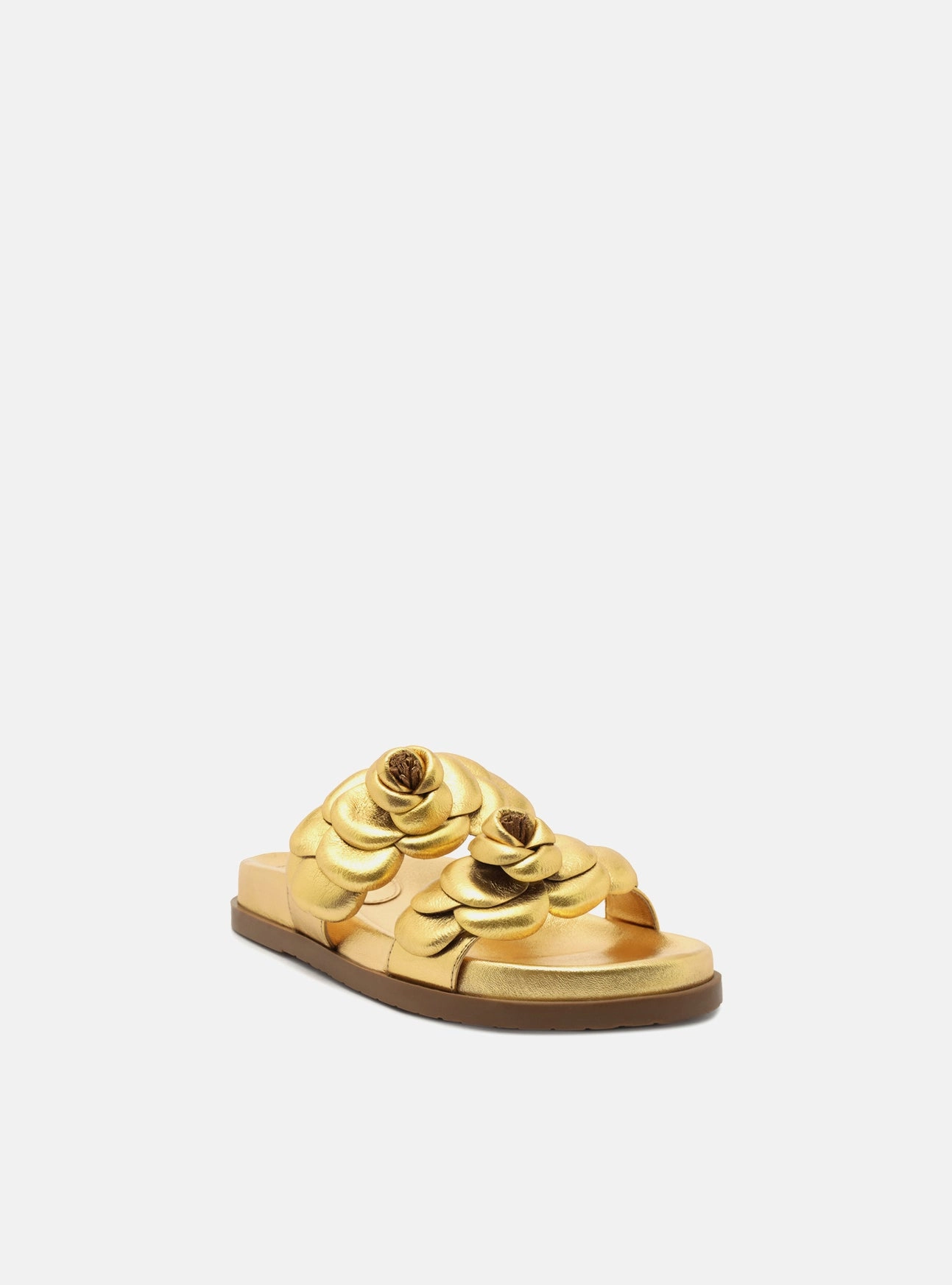 Poppy Leather Flat slim fit Thin strap