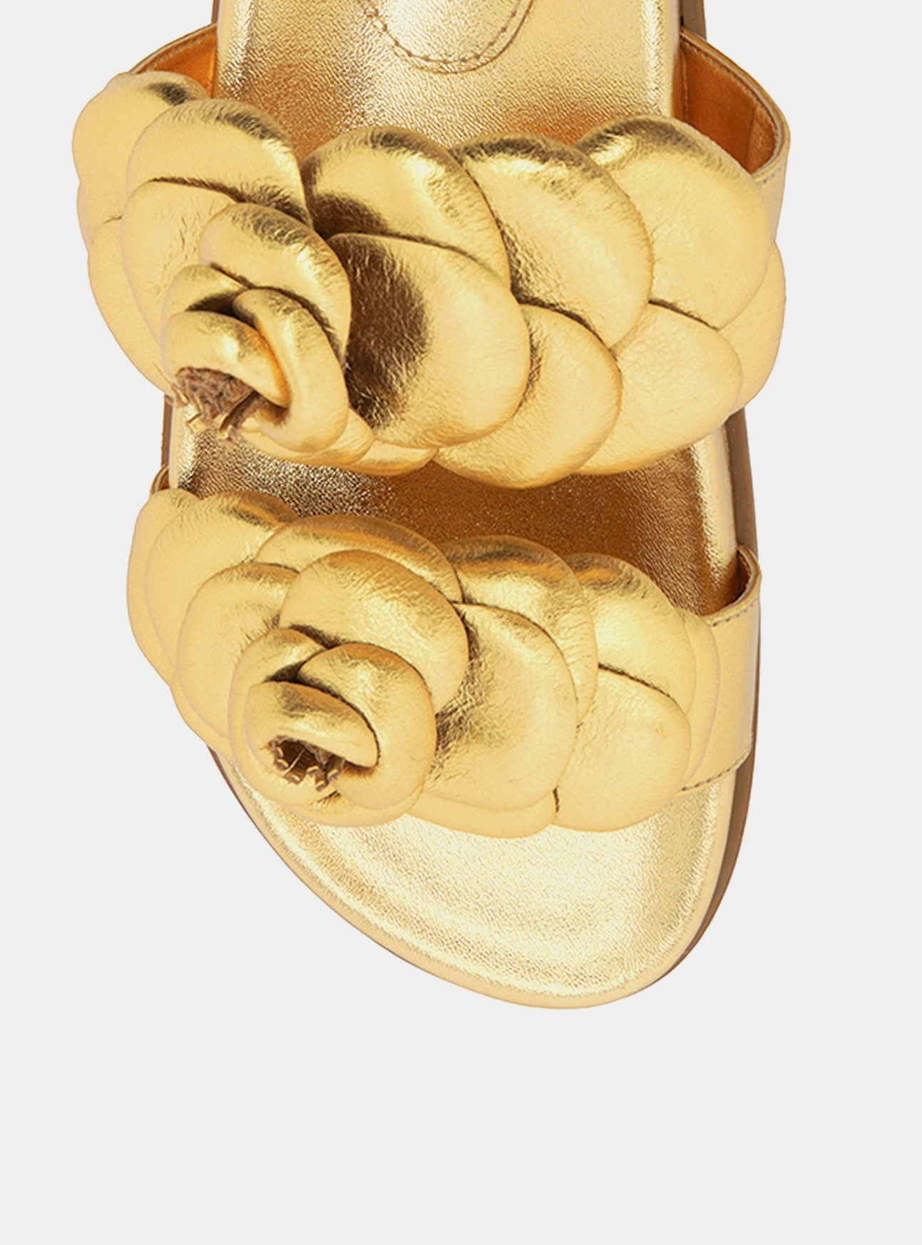 Summer Ready Sidewalk Ready Poppy Leather Flat