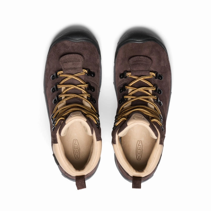 Women's Pyrenees Waterproof Hiking Boot x Mountain Research  |  Mountain Research Brown Rugged Terrain Nordic Calm