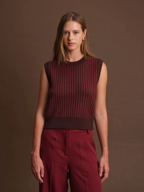 BRUCE KNIT VEST NonChafe Lining Athletic Wear