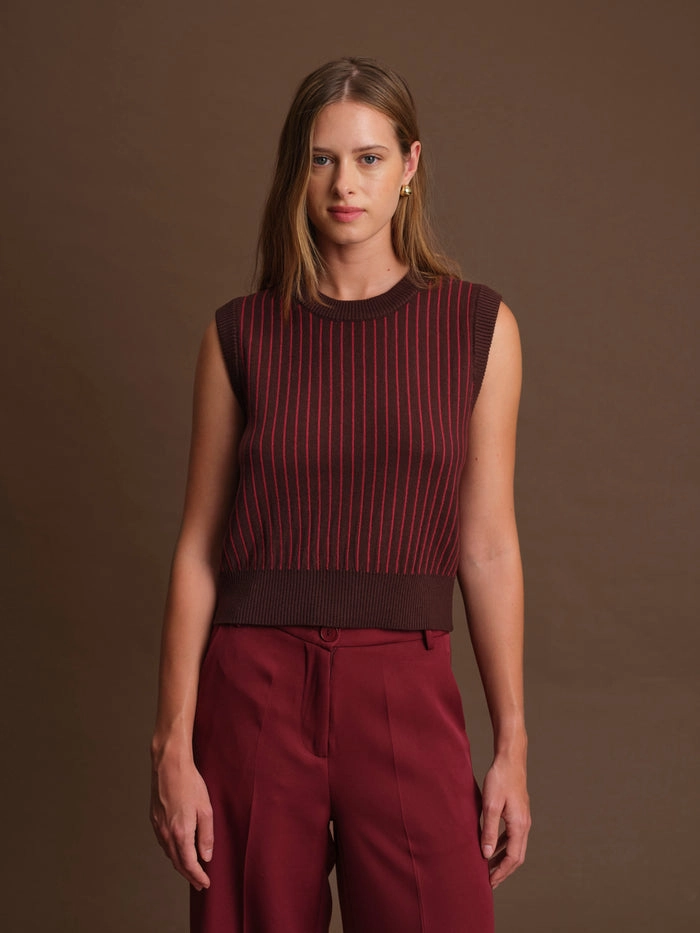 BRUCE KNIT VEST NonChafe Lining Athletic Wear