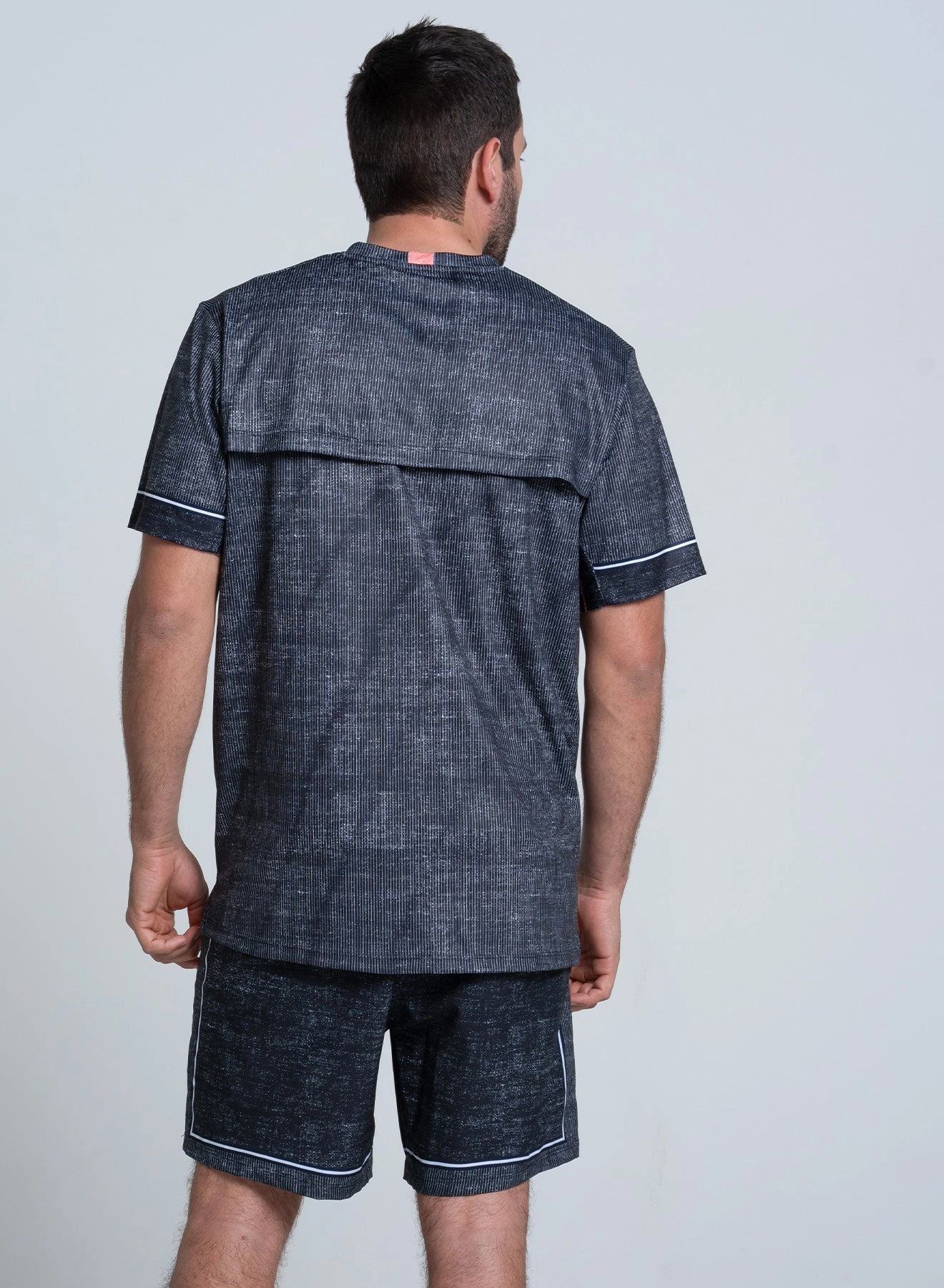 The Pickler Vented Short Sleeve ContrastPlacket MultiPanelConstruction