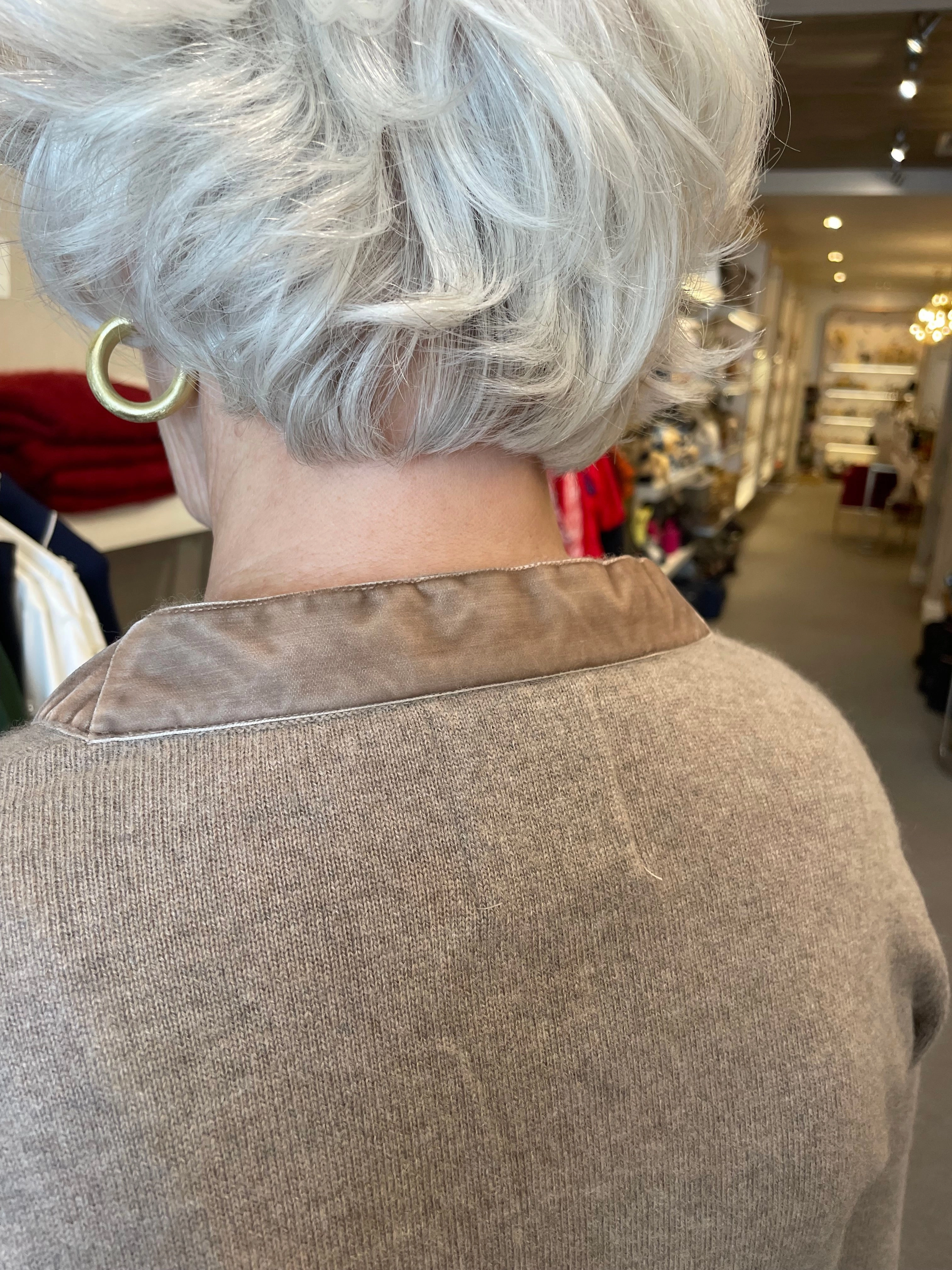 Velvet Little Cardigan Conway Reinforced Seams