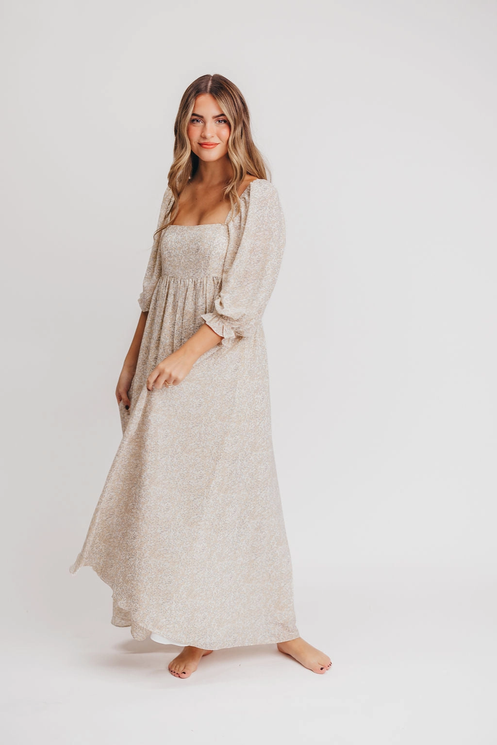 Mona 'Love Story' Maxi Dress - Bump Friendly and Inclusive Sizing (S-3XL) Fashionable appearance Casual maxi dress