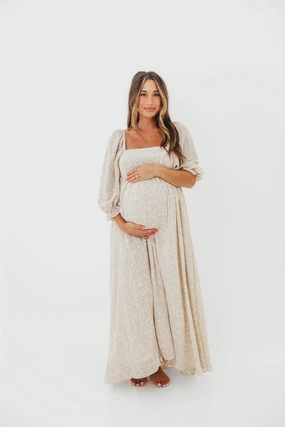 Mona 'Love Story' Maxi Dress - Bump Friendly and Inclusive Sizing (S-3XL) Slim-fit Lightweight Piece