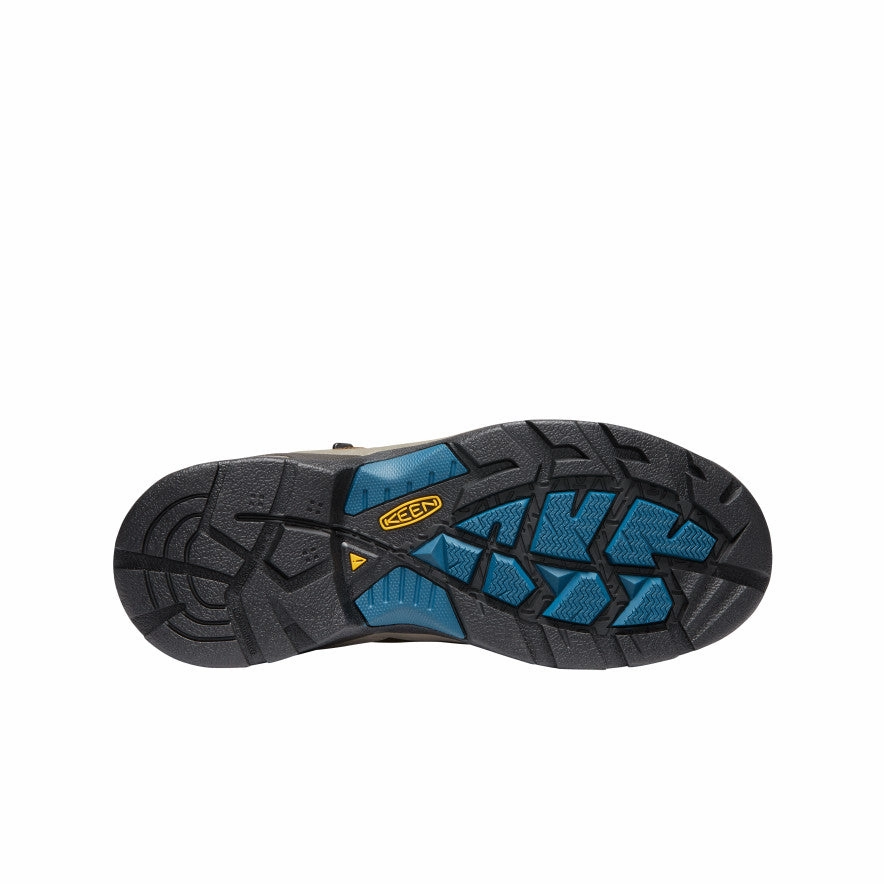 Dynamic Flex Zones Leather Cool Men's Detroit XT Waterproof Boot (Steel Toe)  |  Cascade Brown/Orion Blue