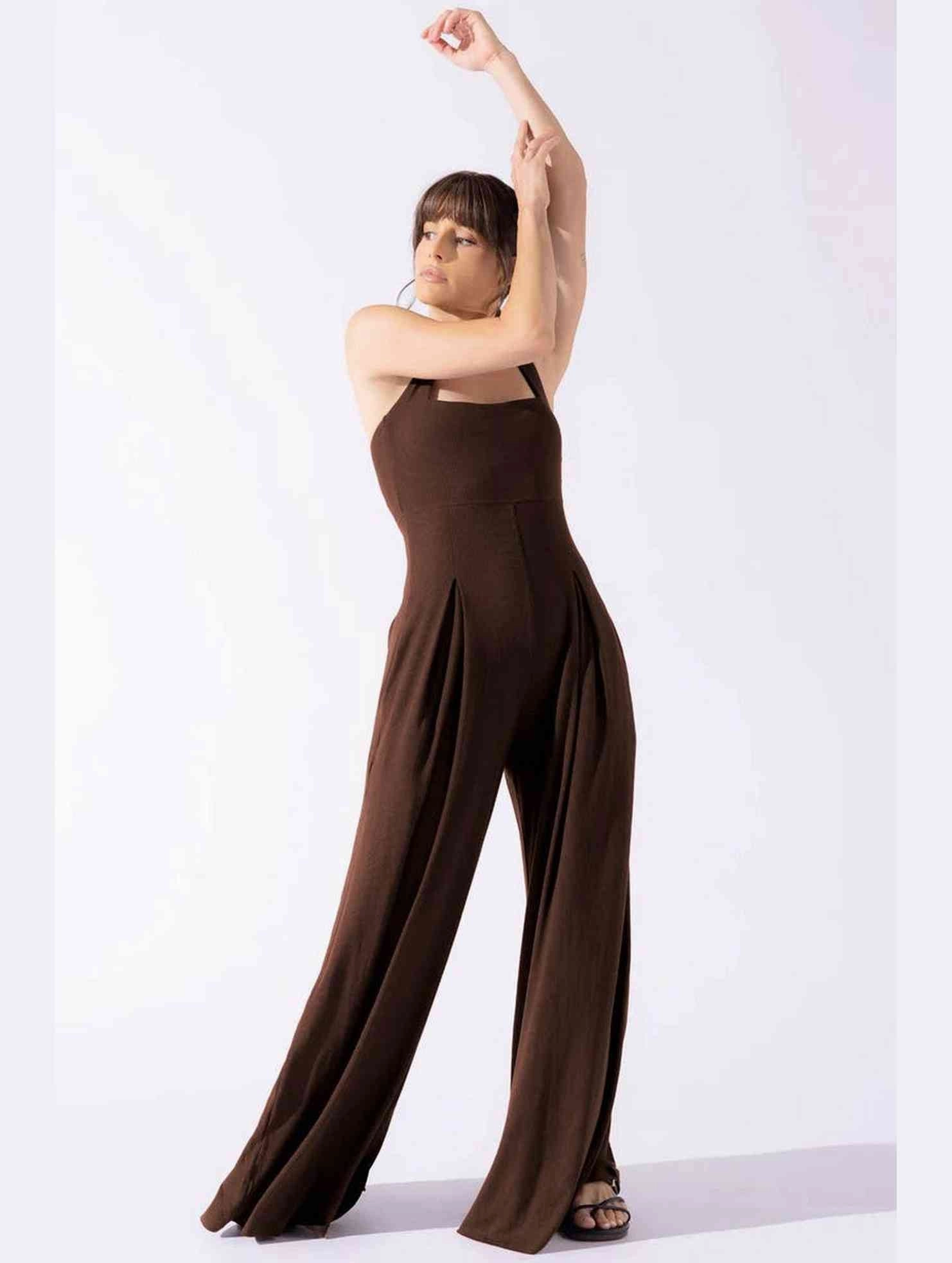 CASUAL LOOSE WIDE LEG JUMPSUITS FOR WOMEN_CWSJS0458 Training Teen Retro Teen
