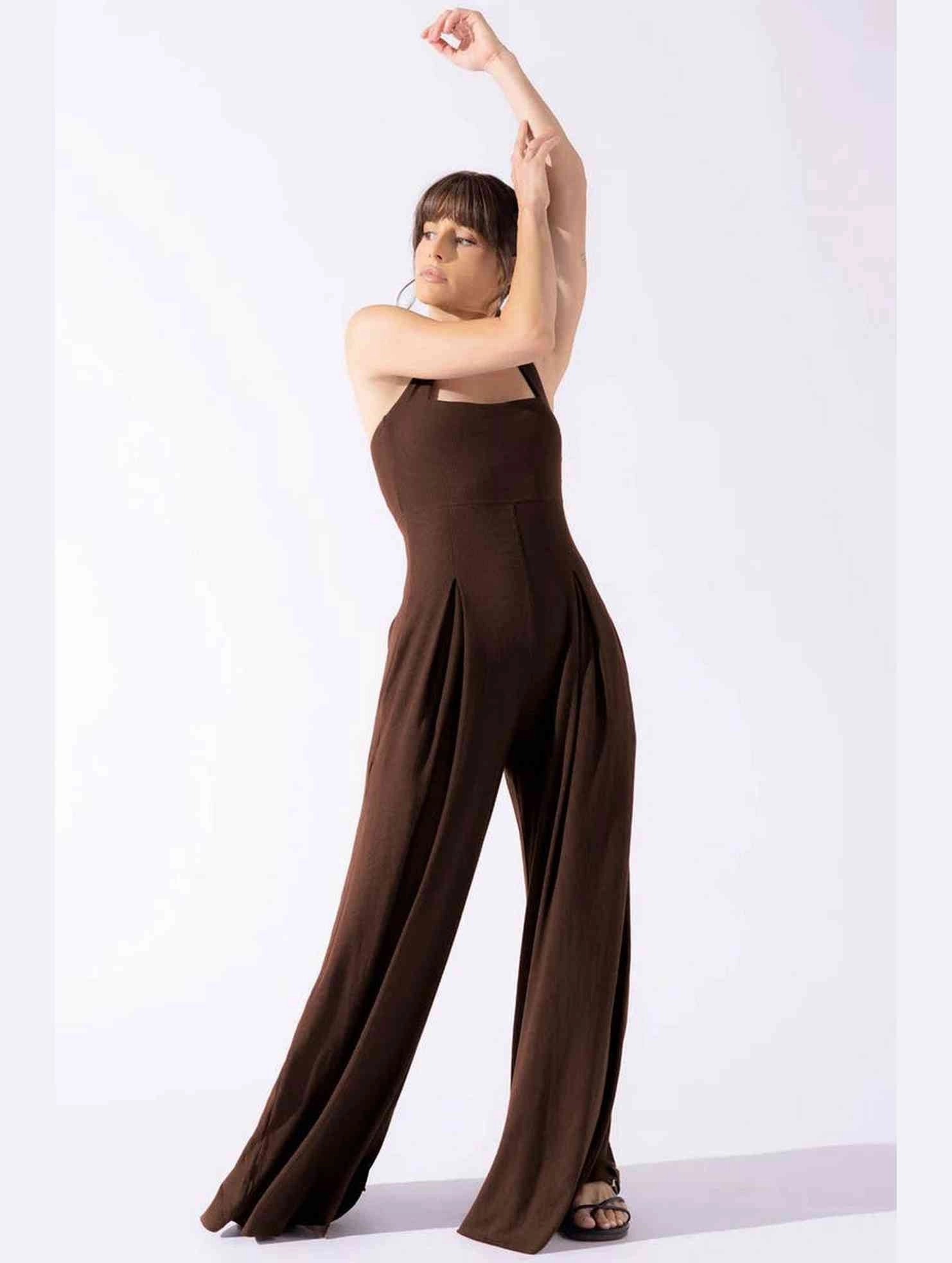 CASUAL LOOSE WIDE LEG JUMPSUITS FOR WOMEN_CWSJS0458 BlendMaterials VentilatedBack