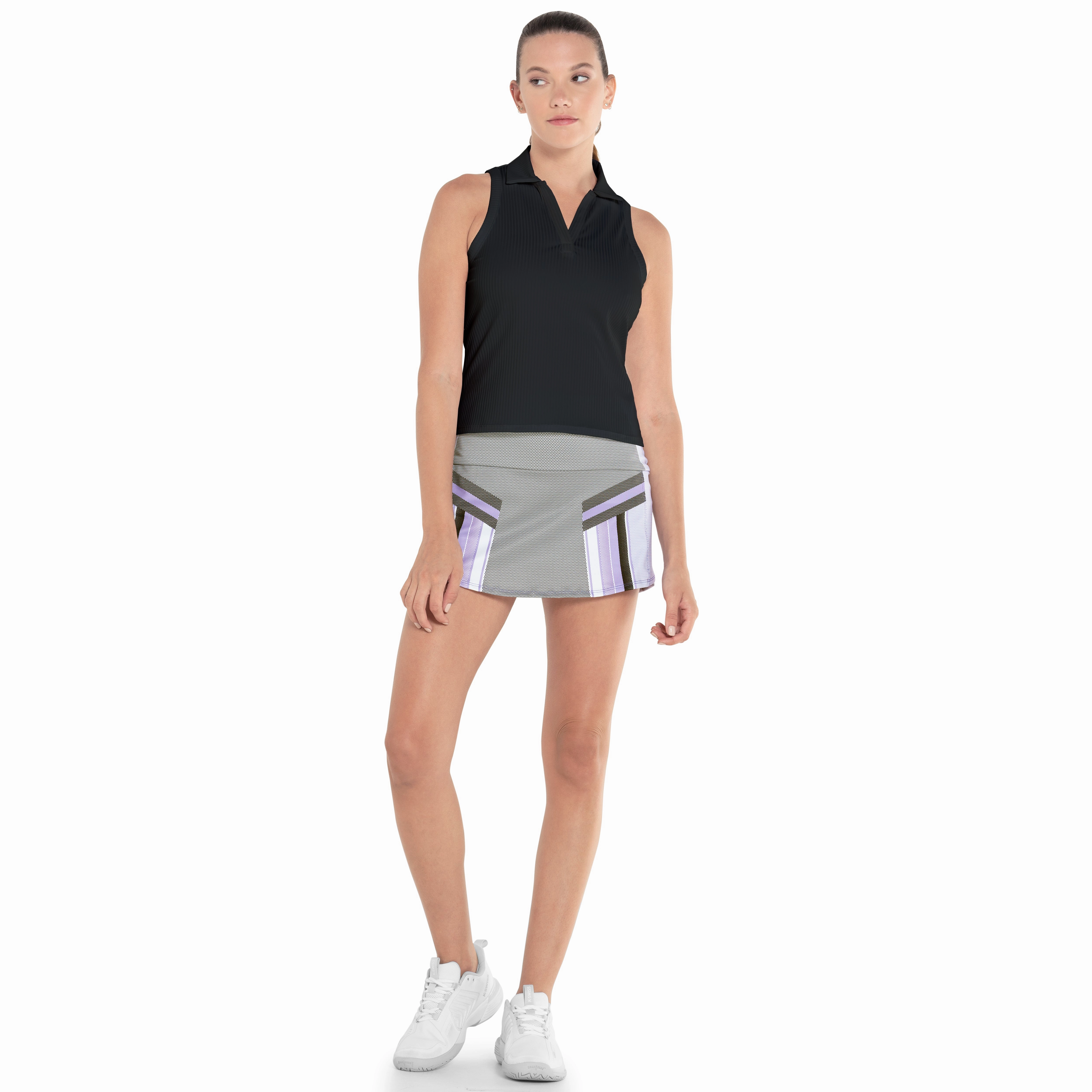 Stylish Jacket Sleeveless Rib Polo