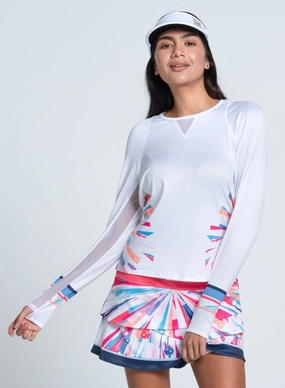 Berry Best Long Sleeve Printed Blouse