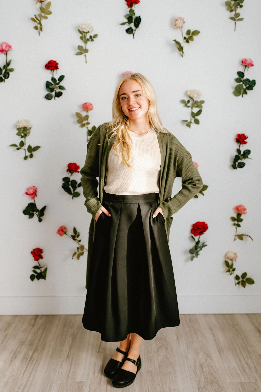 Cozy Outfit Shelby Skirt Black