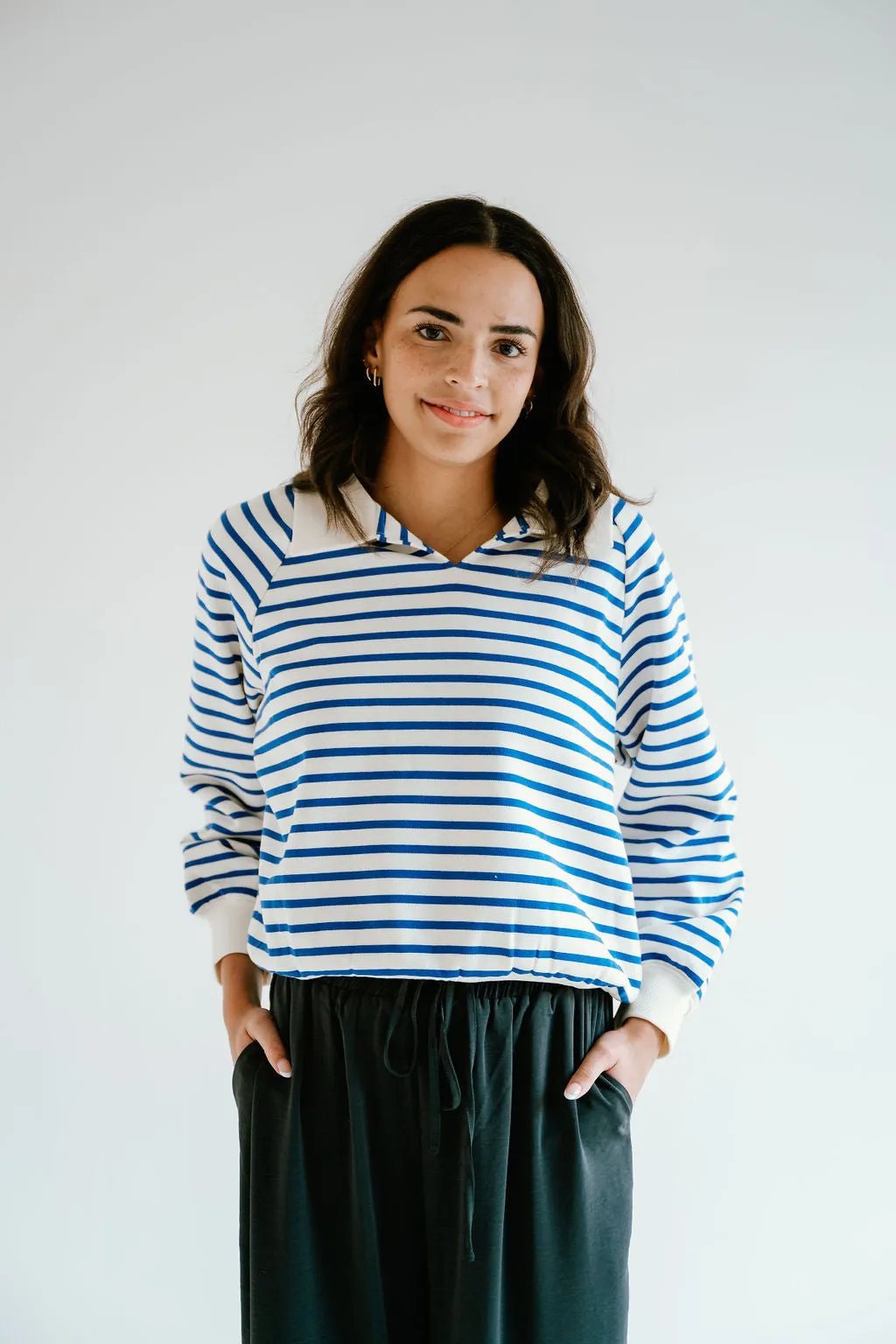 Macie Top Recycled Polyester Material