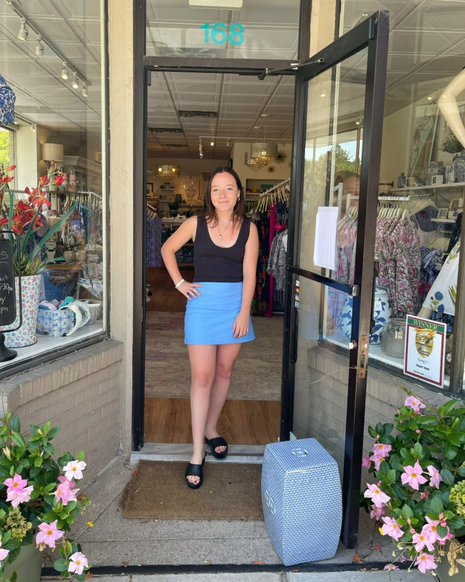 Adjustable Closure Razi Skort Sky Blue