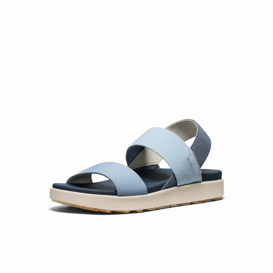 Women's Elle Backstrap Sandal  |  Faded Denim/Skyway No Tightness Cruise Wear