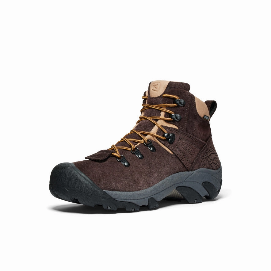 Men's Pyrenees Waterproof Hiking Boot x Mountain Research  |  Mountain Research Brown Anti blister Heavy Grip