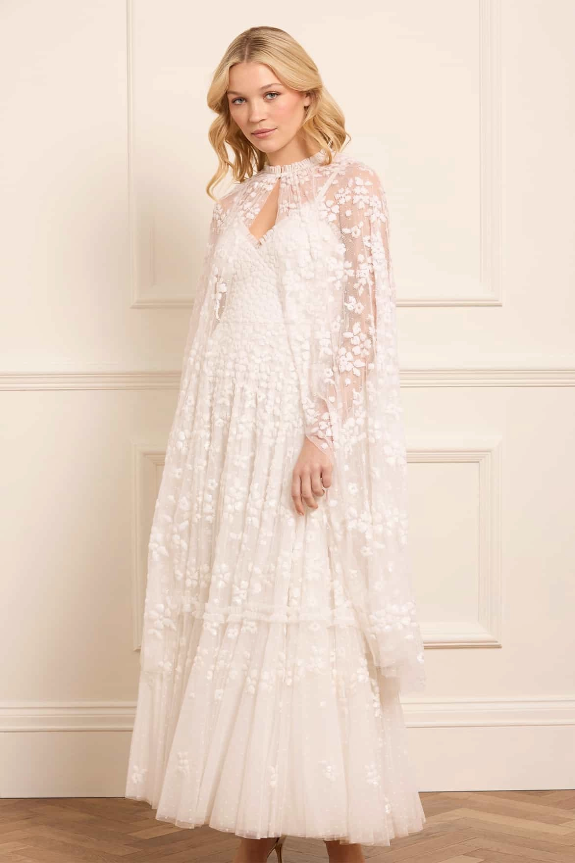 Flared shape Maeva Cami Ankle Gown