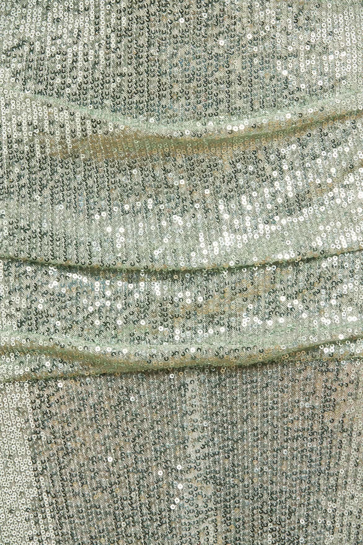 Nova Draped One-Shoulder Ankle Gown Full Coverage