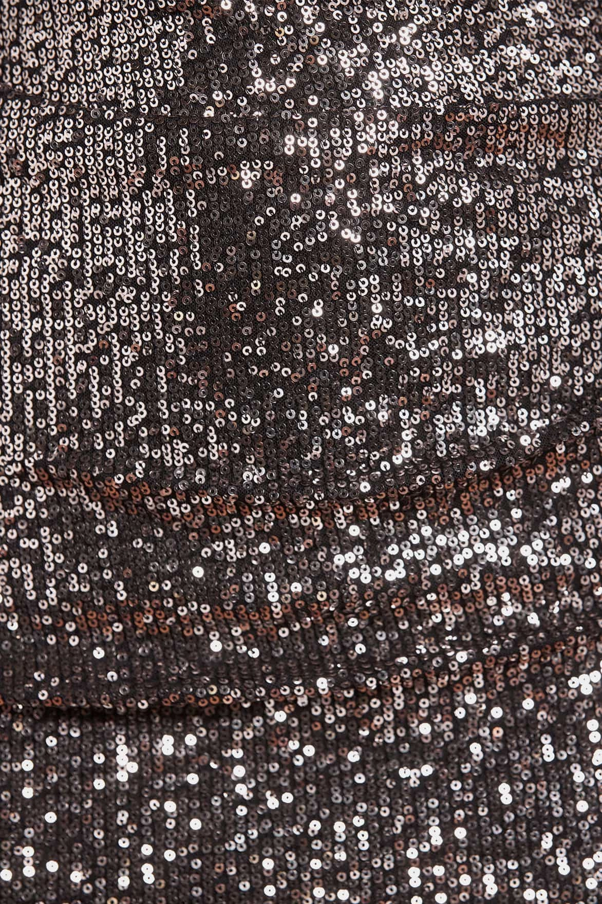 Texture Rich Nova One-Shoulder Micro Mini Dress