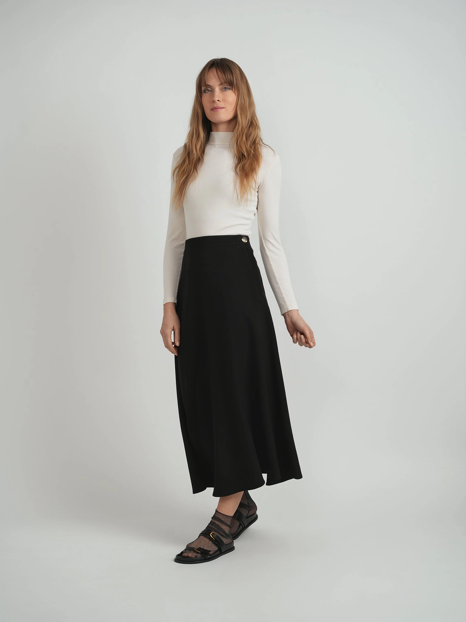 NYC Factory Black Skirt DW5M9185A Global Inspiration