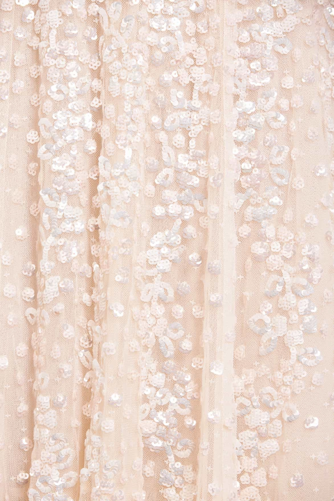 Classic Comfort City Essential Confetti Gloss Off-Shoulder Gown