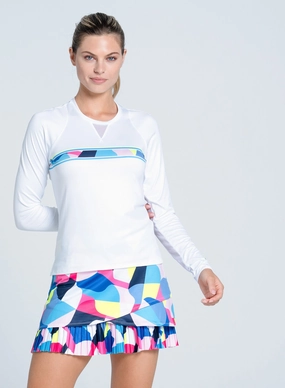 Paddle Groove Long Sleeve summer look Self Fabric Tie