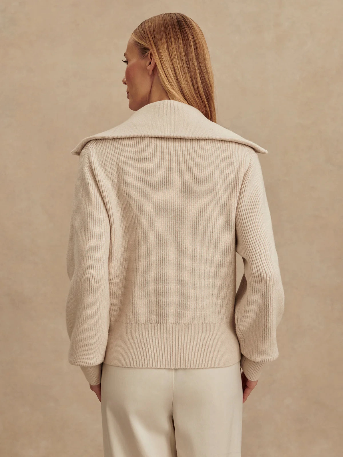 MultiPocket Varley Enrico Knit Jacket in Silver Birch