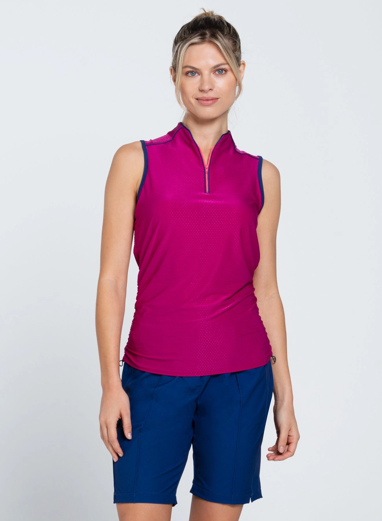 On Par Zip Tank Organic Cotton Fiber